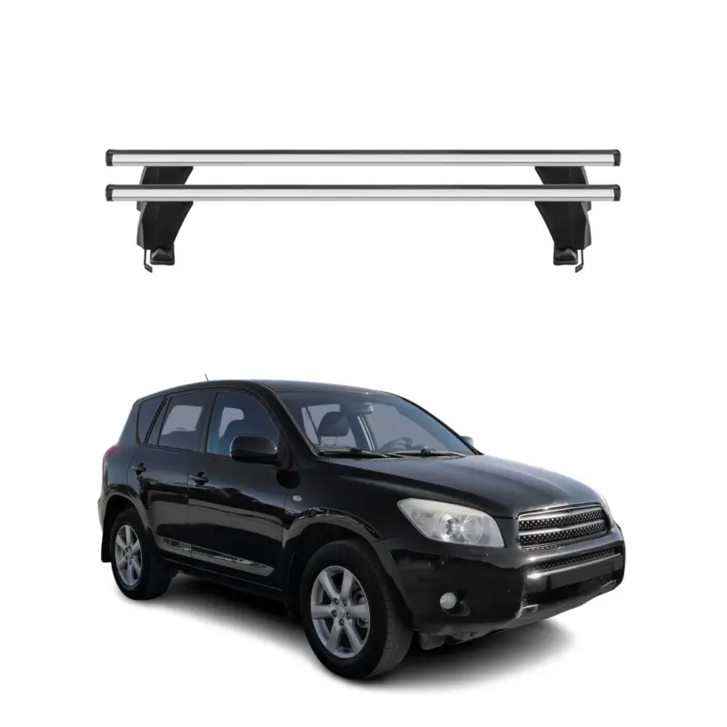 Neu Im Sortiment Menabo Dachträger Grundtäger für Toyota RAV4 XA30 2005-2012 50kg Alu Silber 2x