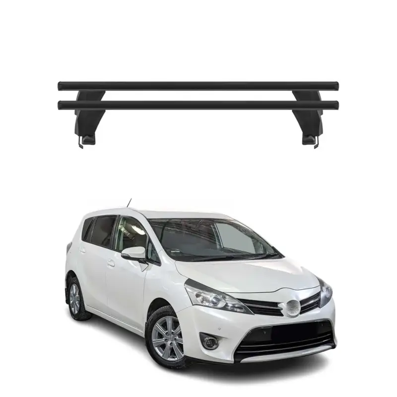 Schnäppchen Menabo Dachträger Grundtäger für Toyota Verso 2009-2018 50kg Alu Schwarz 2 tlg