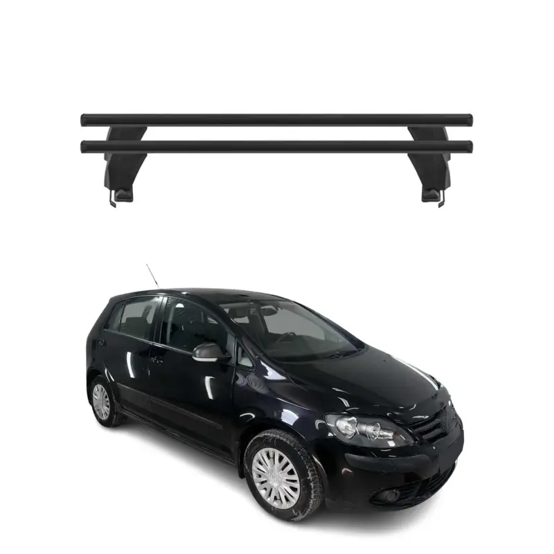 Beliebt Menabo Dachträger Grundtäger für VW Golf Plus 2004-2008 50kg Alu Schwarz 2 tlg