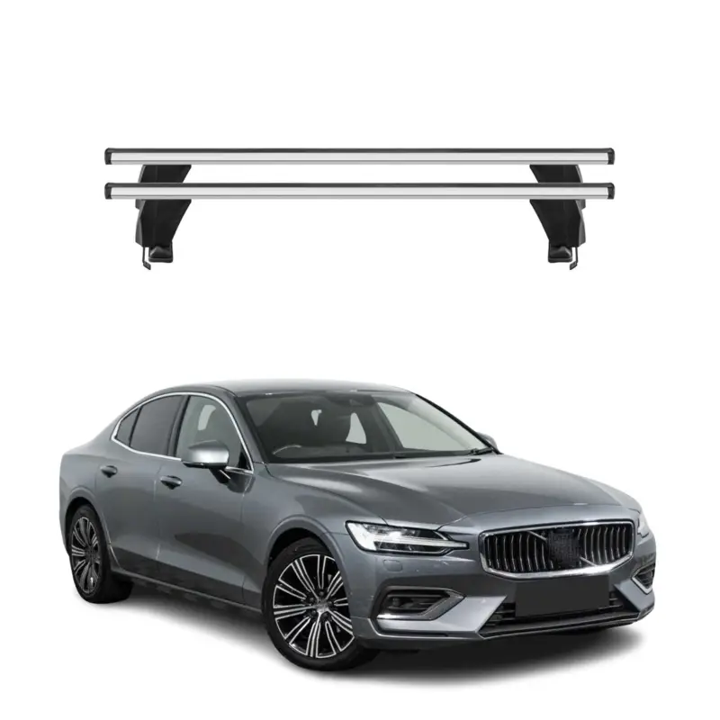 Sichere Zahlung Menabo Dachträger Grundtäger für Volvo S60 2019-2024 50kg Aluminium Silber 2 tlg