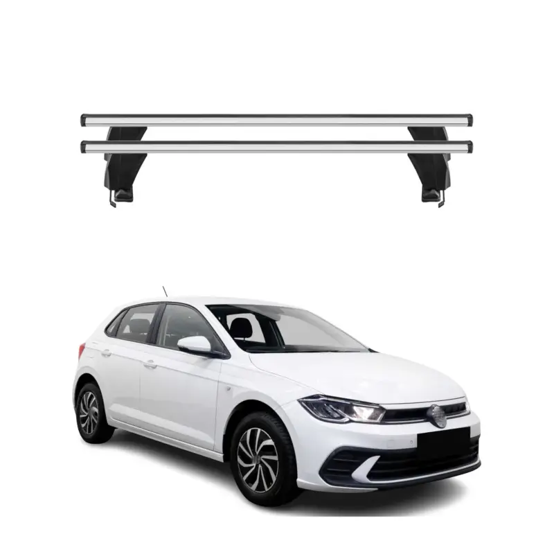 Direkt Vom Hersteller Menabo Dachträger Grundtäger für VW Polo 2021-2026 50kg Aluminium Silber 2 tlg