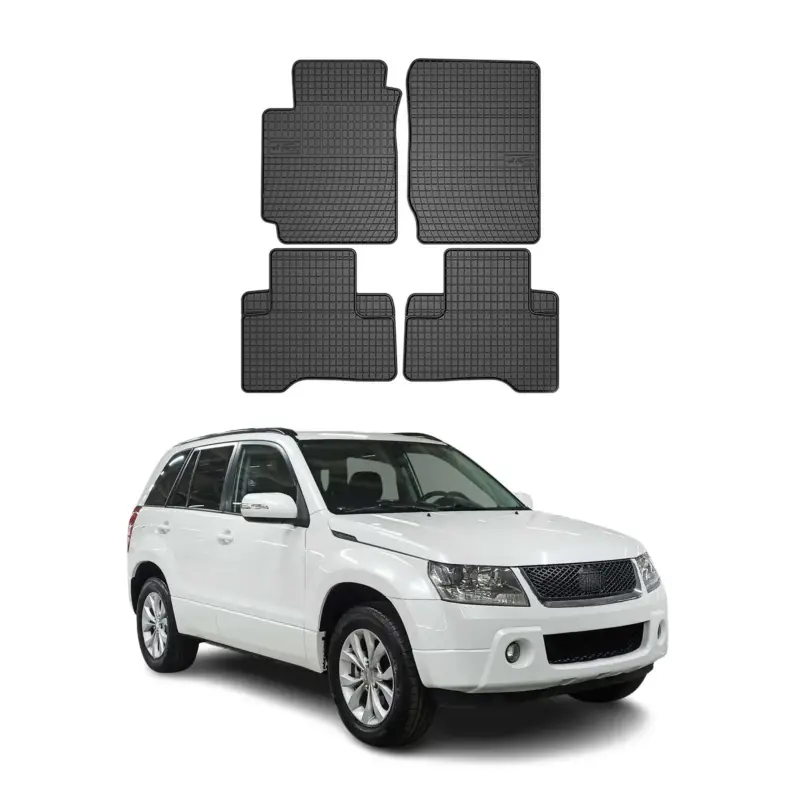 OMAC Gummi Fußmatten für Suzuki Grand Vitara 2005-2014 Automatten Schwarz 4x Aktuell