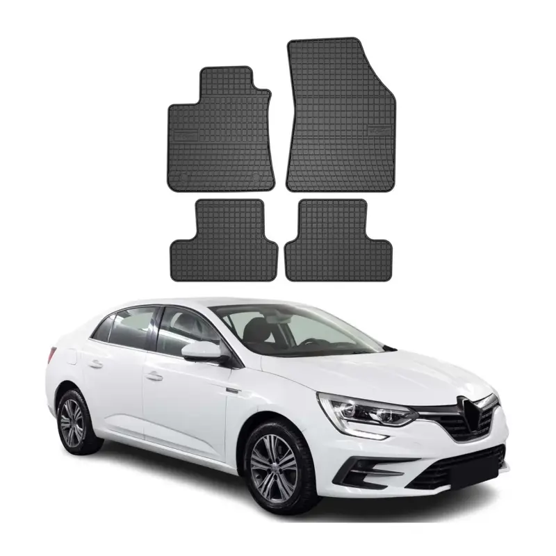 Top-Angebot OMAC Gummi Fußmatten für Renault Megane 2016-2022 Automatten Gummi Schwarz 4tlg