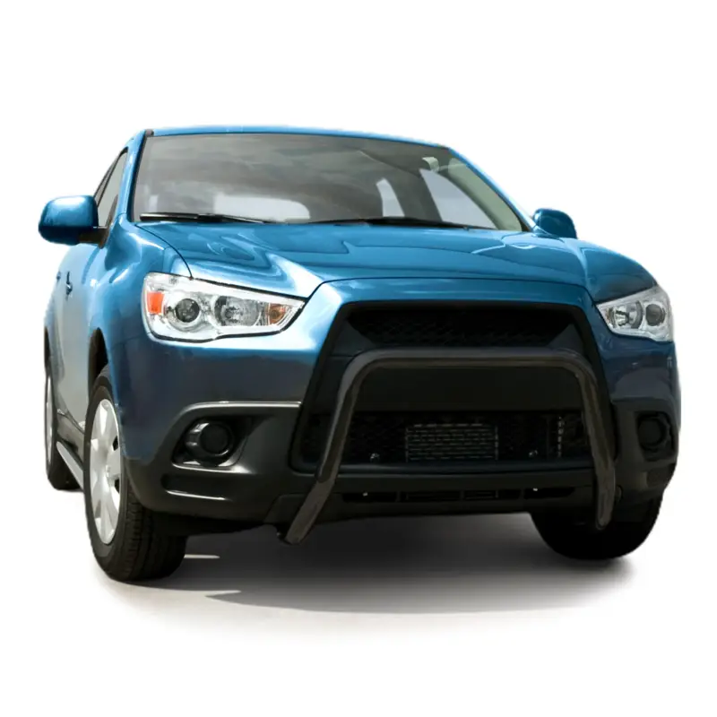 Frontbügel Frontschutzbügel für Mitsubishi ASX 2010-2013 mit ABE Stahl Schwarz Echt
