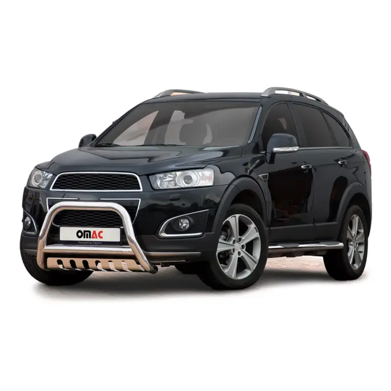 Sonderaktion Frontbügel Frontschutzbügel für Chevrolet Captiva 2012-2015 mit ABE Silber Stahl