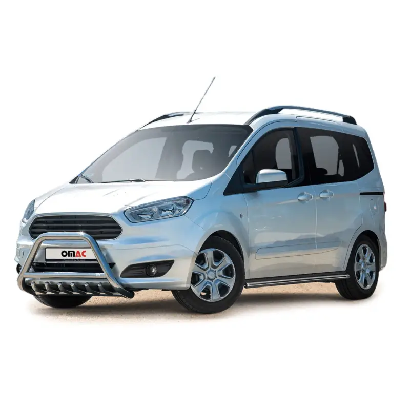 Expressversand Frontbügel Frontschutzbügel für Ford Courier 2014-2018 mit ABE Stahl Silber