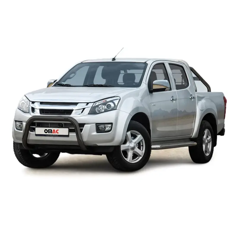 Frontbügel Frontschutzbügel für Isuzu D-Max 2012-2019 mit ABE Stahl Schwarz Garantierte Lieferung