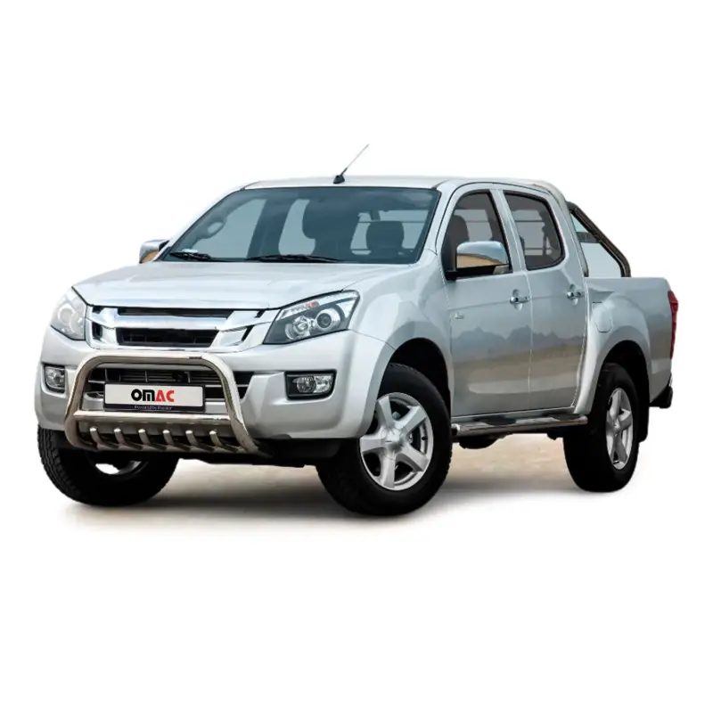 Expressversand Edelstahl Frontschutzbügel für Isuzu D-Max 2012-2019 ABE Silber Schutz