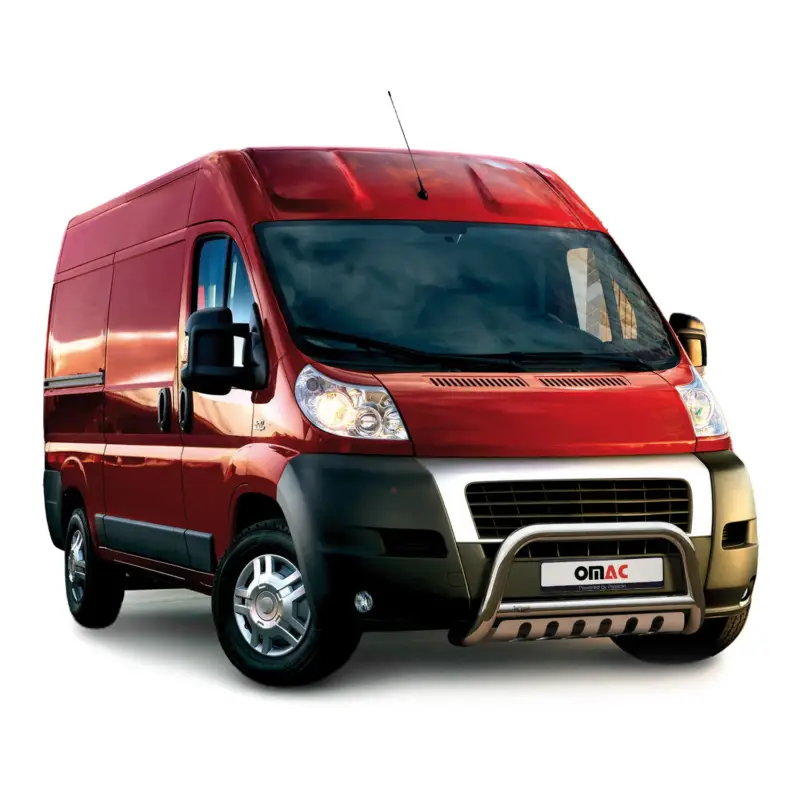 Nur Heute Frontbügel Frontschutzbügel für Fiat Ducato 2006-2016 mit ABE Edelstahl Silber