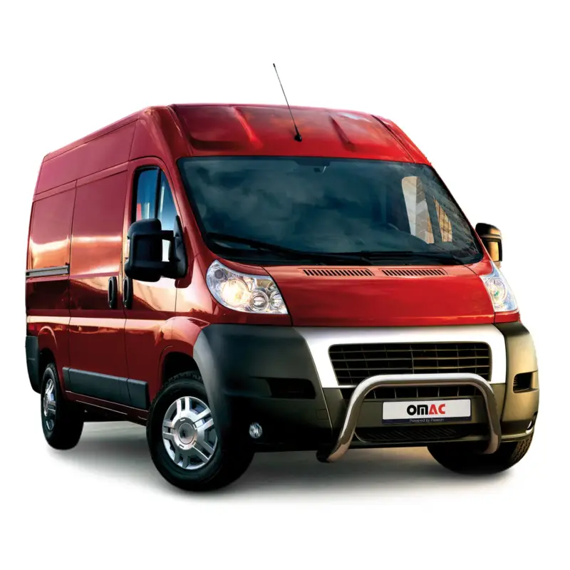 Frontbügel Frontschutzbügel für Fiat Ducato 2006-2016 mit ABE Stahl Silber Zertifiziert