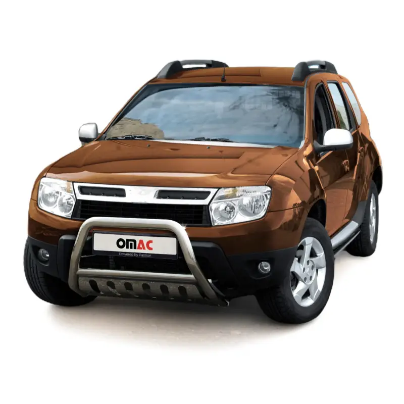 Versand Am Gleichen Tag Frontbügel Frontschutzbügel für Dacia Duster 2010-2014 mit ABE Stahl Silber