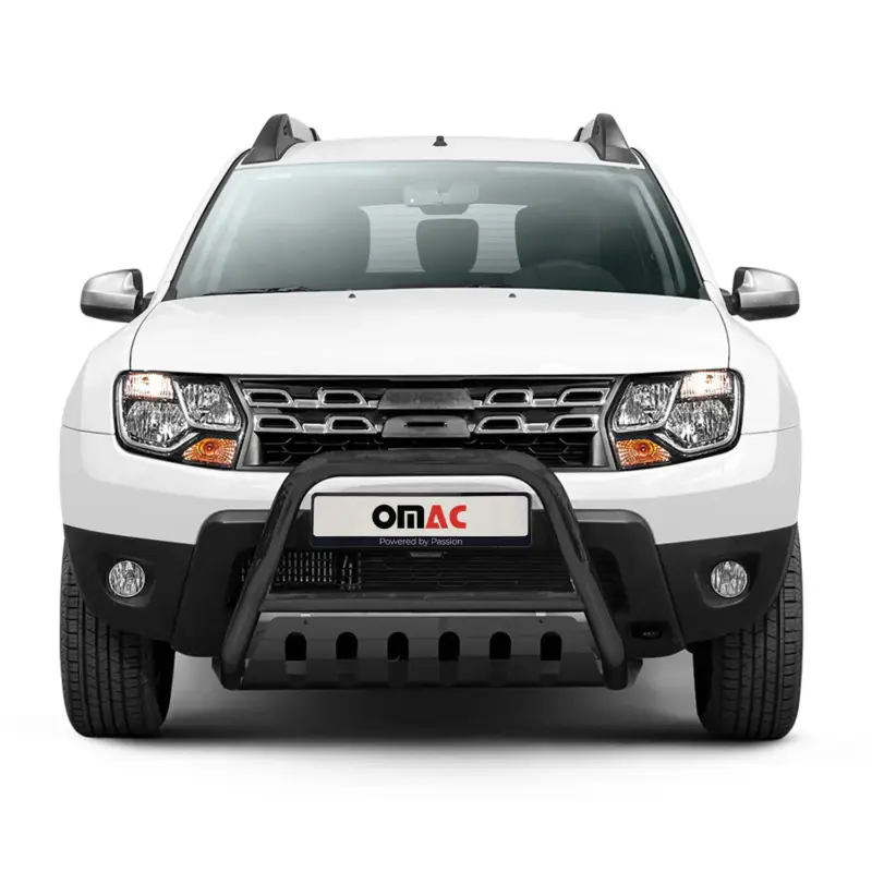 Saisonangebot Edelstahl Frontschutzbügel für Dacia Duster 2010-2018 mit ABE Schwarz Rammschutz