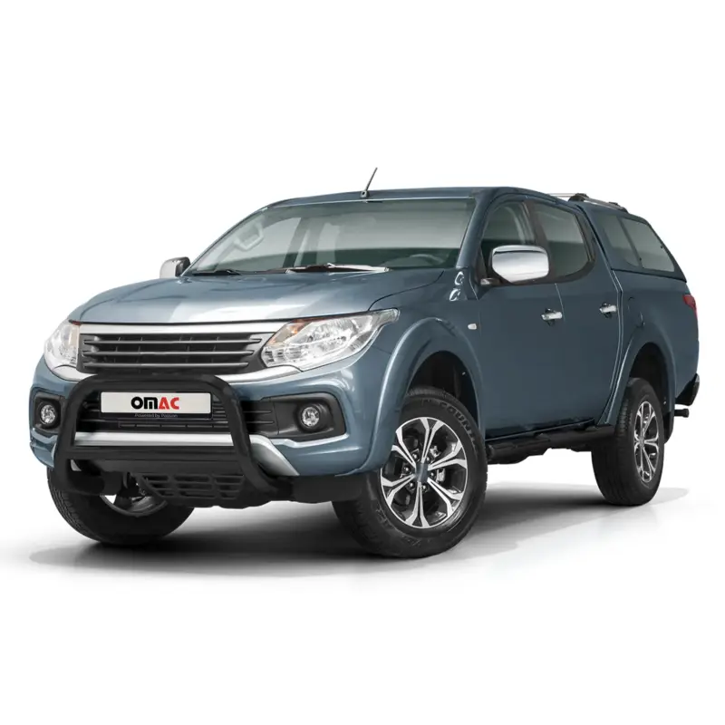 Bestpreis Frontbügel Frontschutzbügel für Fiat Fullback 2016-2021 ABE Stahl Schwarz