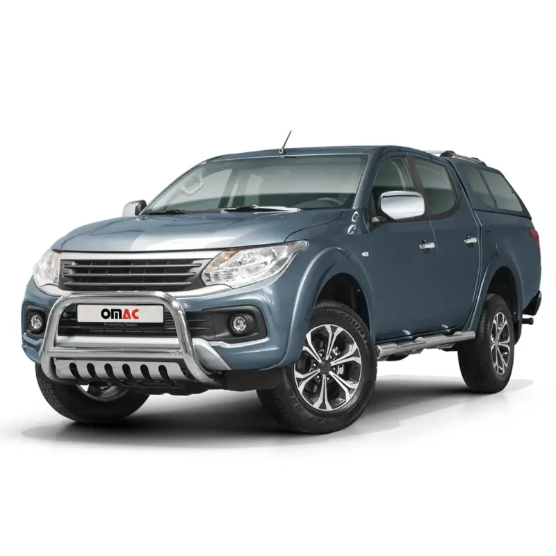 Frontbügel Frontschutzbügel für Fiat Fullback 2015-2021 Stahl Silber mit ABE Meistverkauft