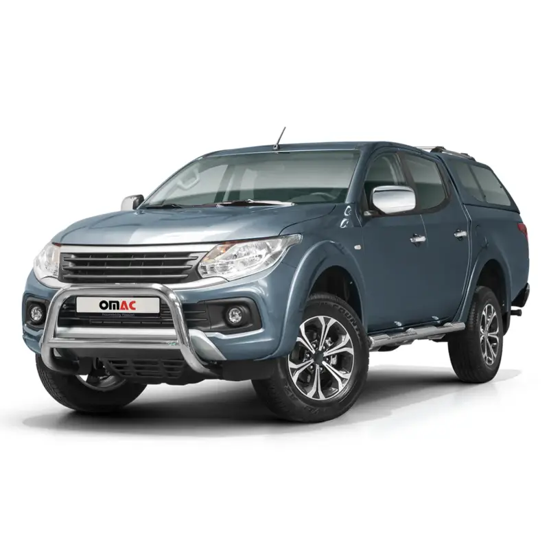 Must-Have Frontbügel Schutz Frontschutzbügel für Fiat Fullback 2015-2021 Stahl ABE Silber
