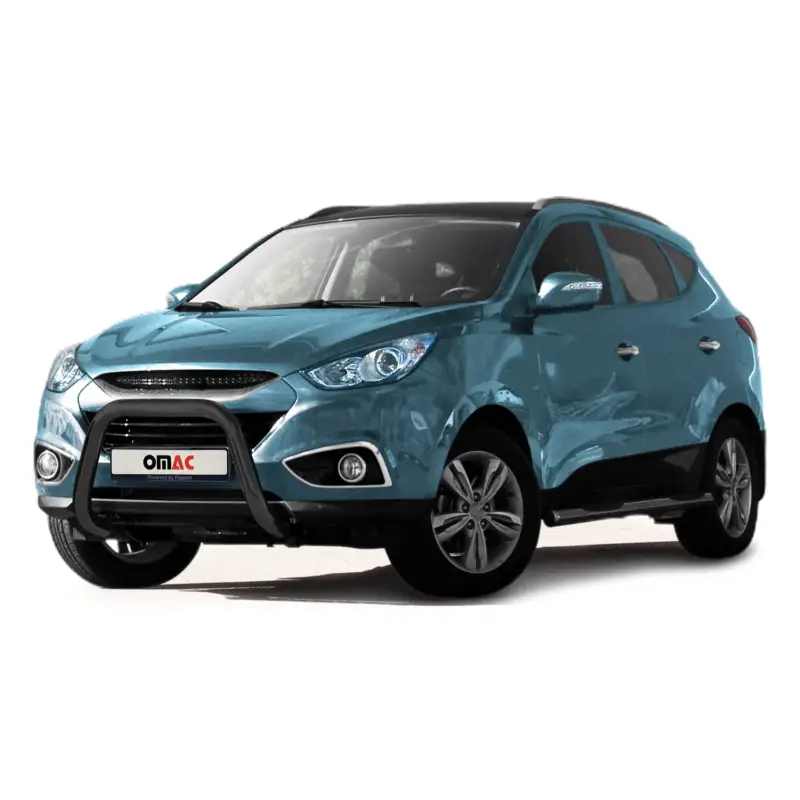 Top-Angebot Edelstahl Frontschutzbügel Rammschutz für Hyundai IX35 2010-2015 Schwarz mit ABE