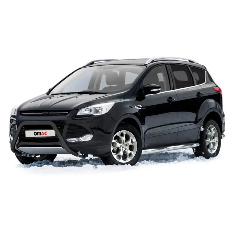 Sichere Zahlung Frontbügel Frontschutzbügel für Ford Kuga II 2012-2017 Pre-FL ABE Stahl Schwarz