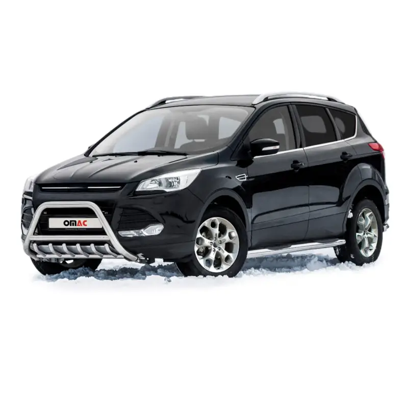Nur Heute Edelstahl Frontschutzbügel für Ford Kuga II 2012-17 Pre-FL mit ABE Silber Schutz