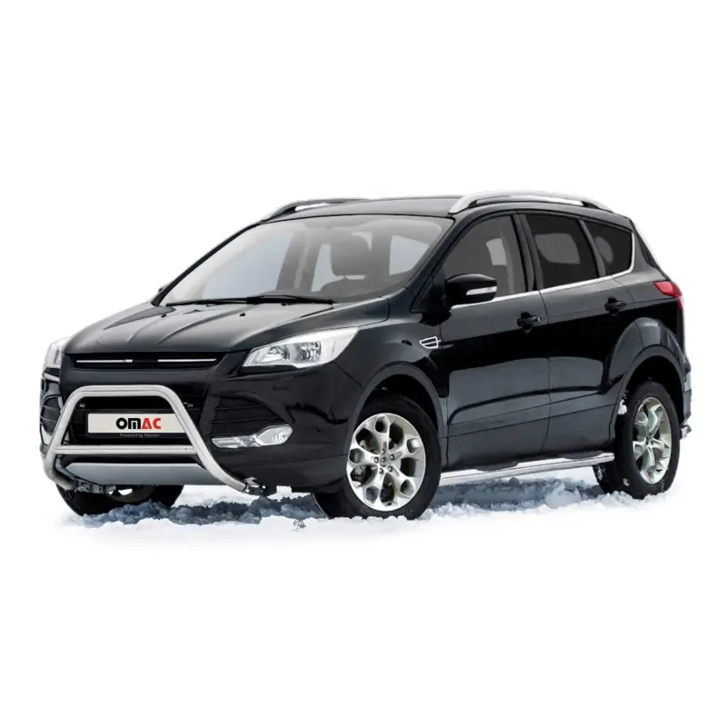 Frontbügel Frontschutzbügel für Ford Kuga II 2012-2017 Pre-FL Stahl Silber ABE Preisknaller