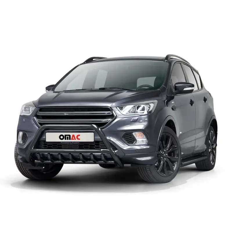 Super-Preis Frontbügel Frontschutzbügel für Ford Kuga II 2017-19 Facelift ABE Stahl Schwarz
