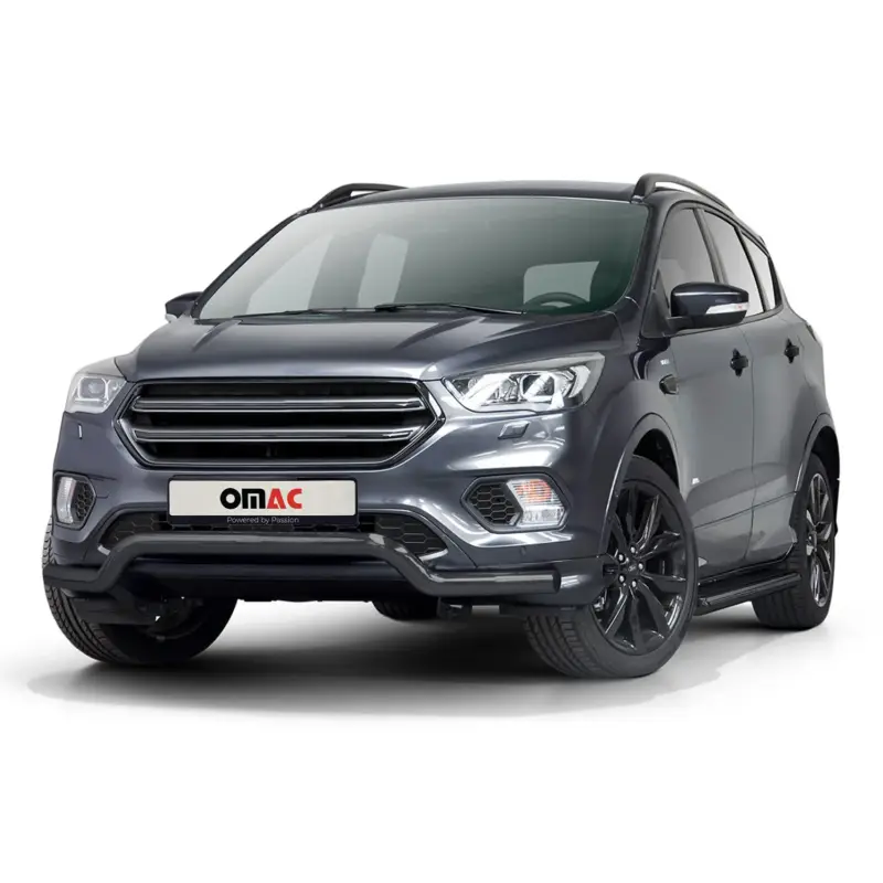 Frontbügel Frontschutzbügel Schutz für Ford Kuga II 2017-19 FL ABE Stahl Schwarz Highlight