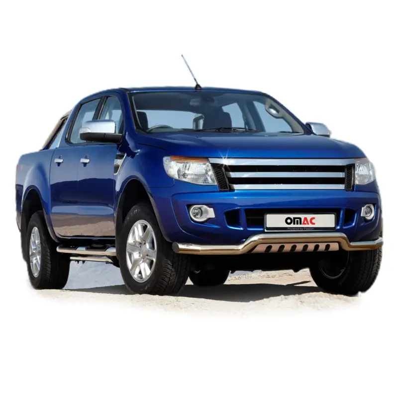 Bestseller Edelstahl Frontschutzbügel für Ford Ranger 2012-2016 mit ABE Silber Rammschutz