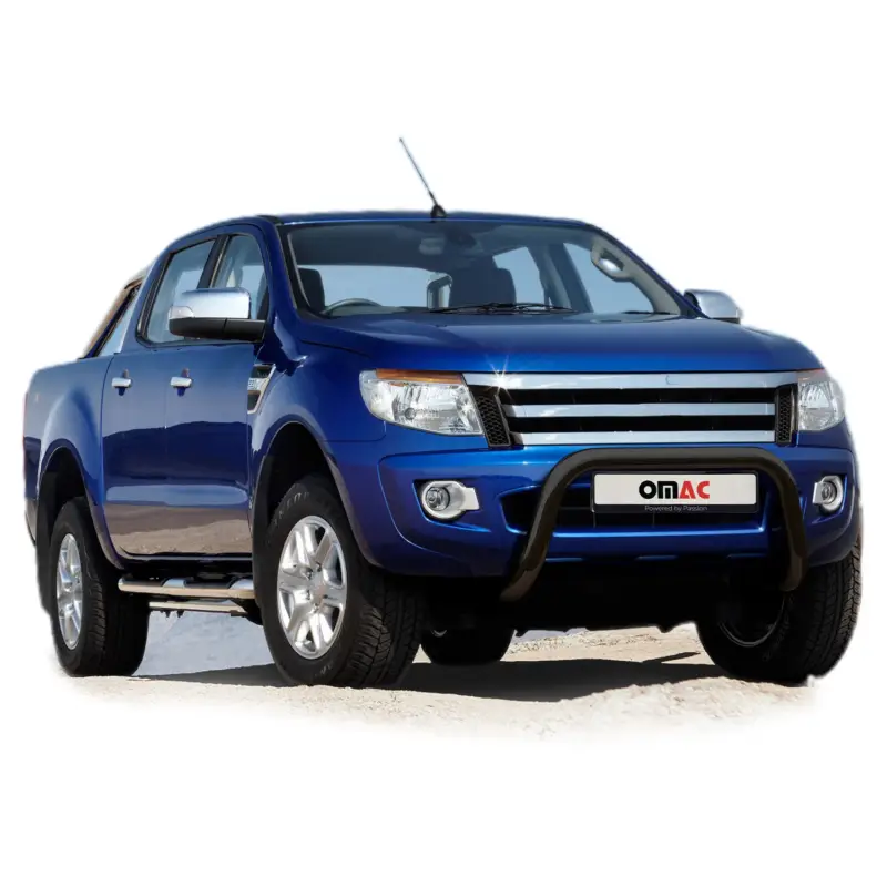 Stahl Frontbügel Frontschutzbügel für Ford Ranger 2012-2016 mit ABE Schwarz Neuheit