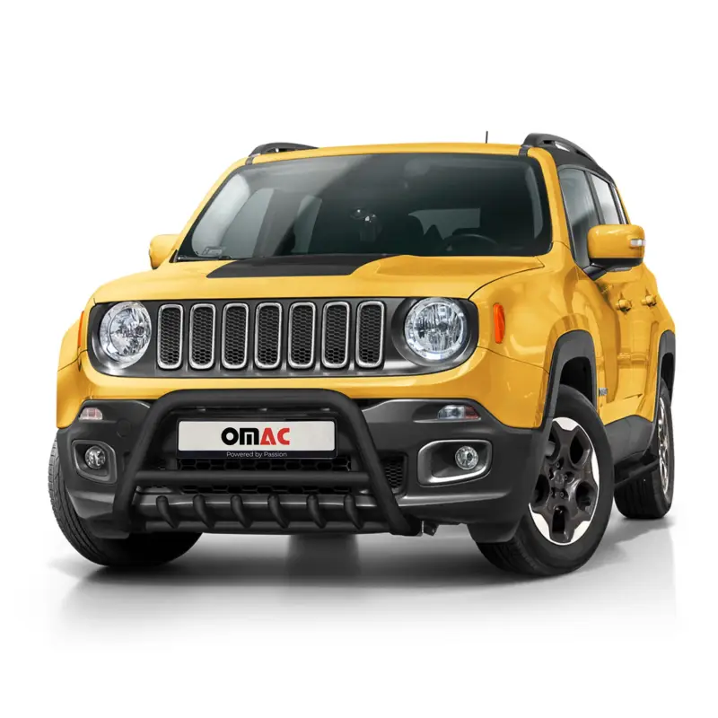 Frontbügel Frontschutzbügel für Jeep Renegade 2014-2018 mit ABE Stahl Schwarz Echt