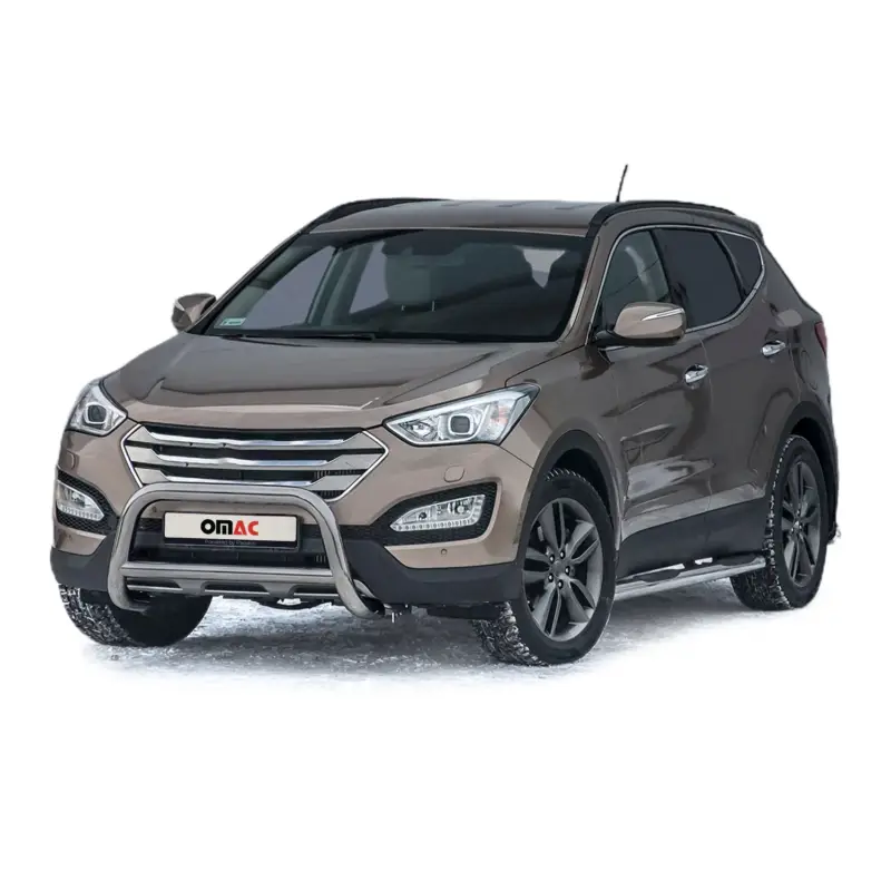 Frontbügel Schutz Frontschutzbügel für Hyundai Santa Fe 2012-2018 ABE Silber Angebot