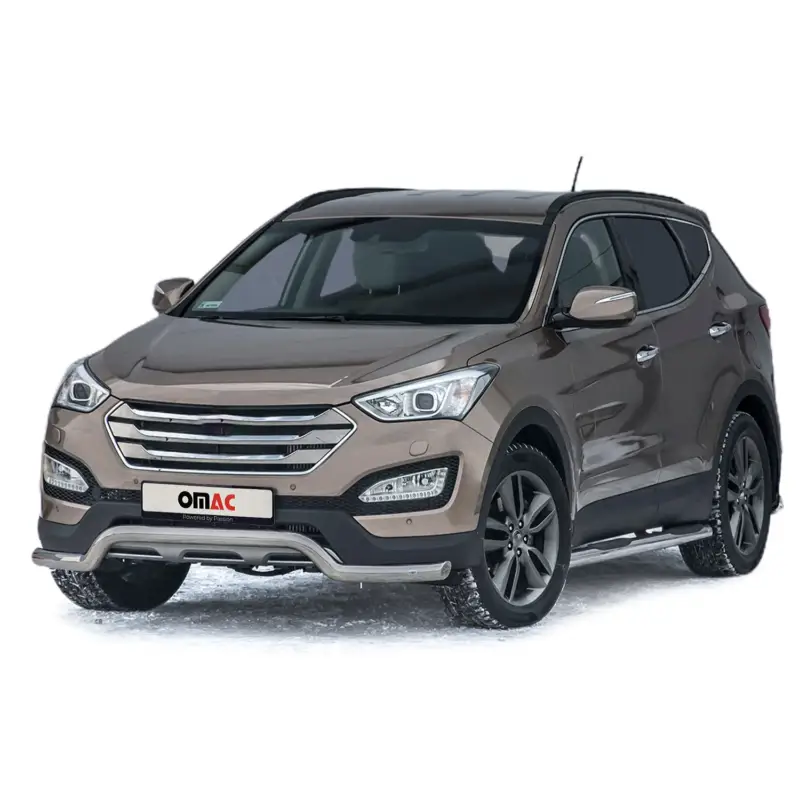 Kracherpreis Frontbügel Frontschutzbügel Schutz für Hyundai Santa Fe 2012-2018 ABE Silber