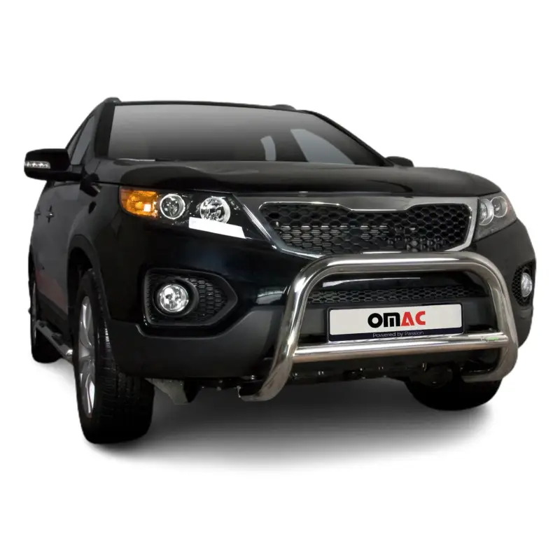 Garantierte Lieferung Frontbügel Schutz Frontschutzbügel für Kia Sorento 2010-2012 Stahl ABE Silber