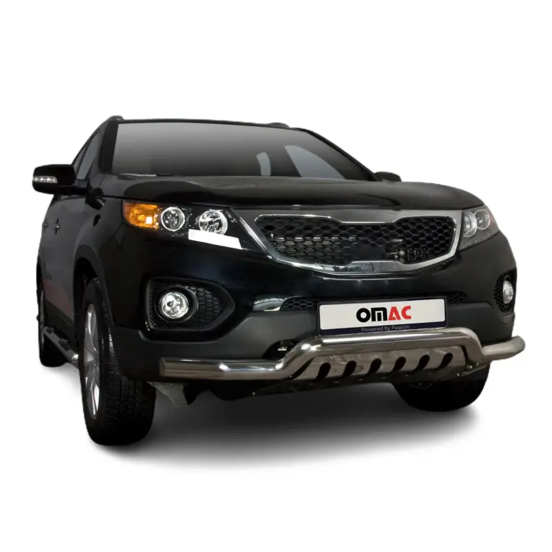 Edelstahl Frontschutzbügel für Kia Sorento 2010-2012 mit ABE Silber Rammschutz Finale Aktion
