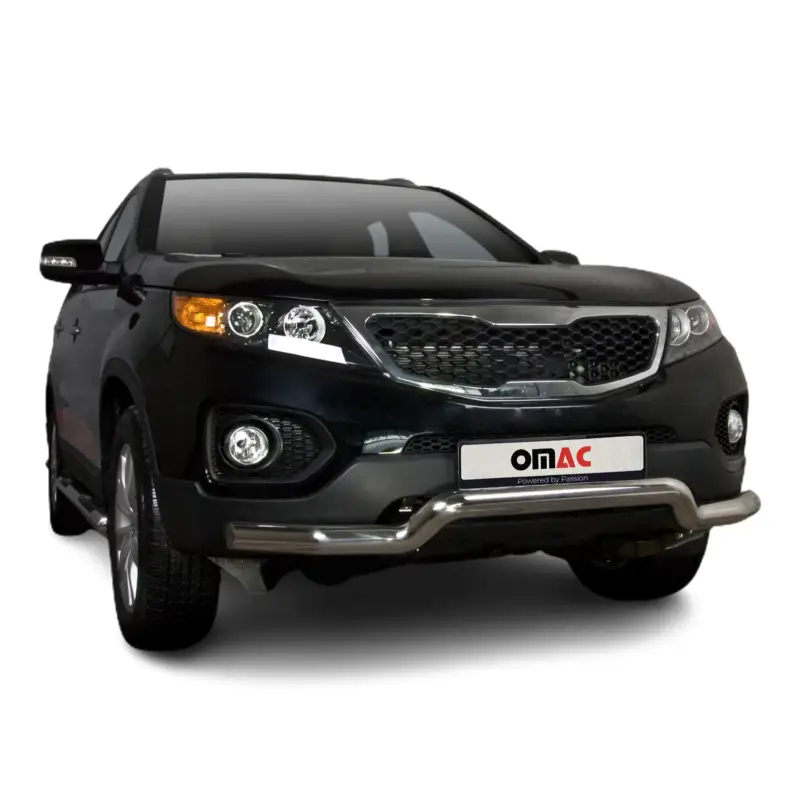 Sichere Zahlung Frontbügel Frontschutzbügel Schutz für Kia Sorento 2010-2012 Stahl ABE Silber