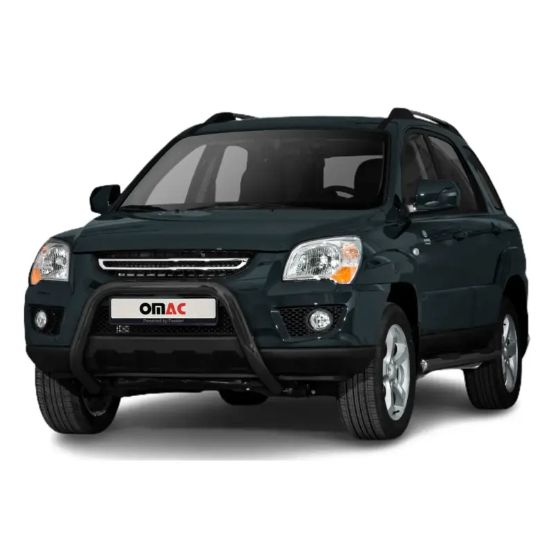 Preisreduziert Frontbügel Frontschutzbügel für Kia Sportage 2008-2010 mit ABE Stahl Schwarz