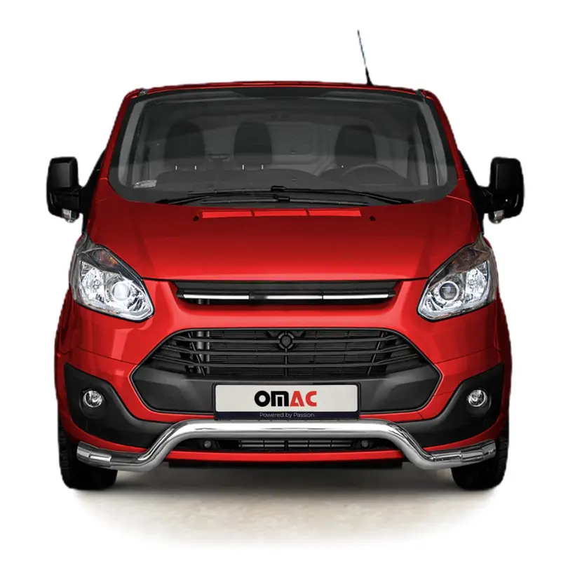 Online Kaufen Frontbügel Frontschutzbügel Schutz für Ford Transit Custom 2012-2018 ABE Silber