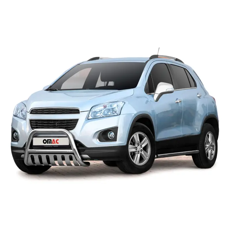 Frontbügel Frontschutzbügel für Chevrolet Trax 2013-2021 mit ABE Silber Stahl Bestpreis