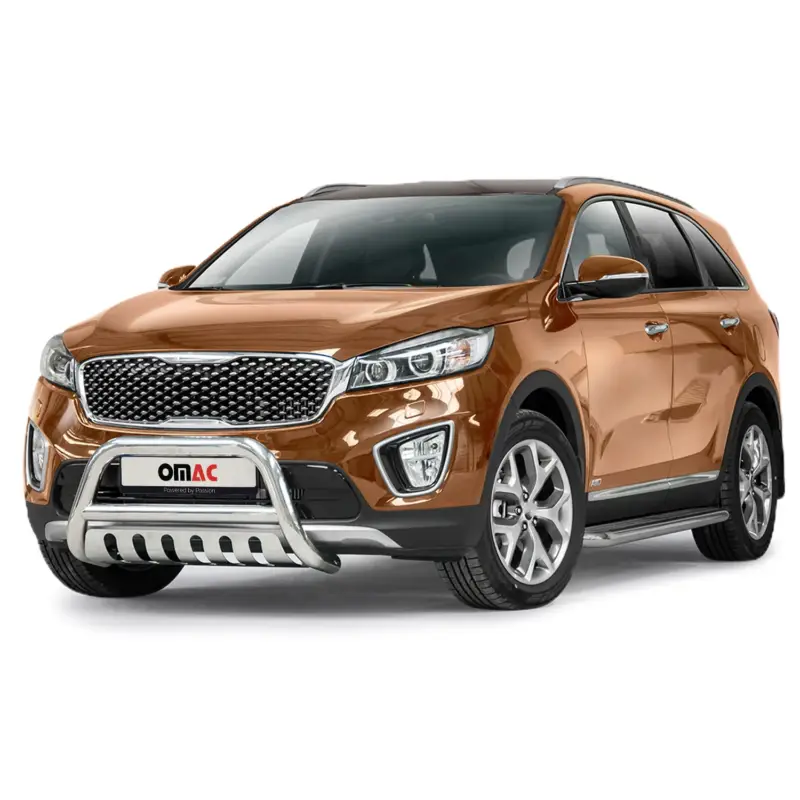Sichere Zahlung Frontbügel Frontschutzbügel für Kia Sorento 2015-2018 mit ABE Edelstahl Silber