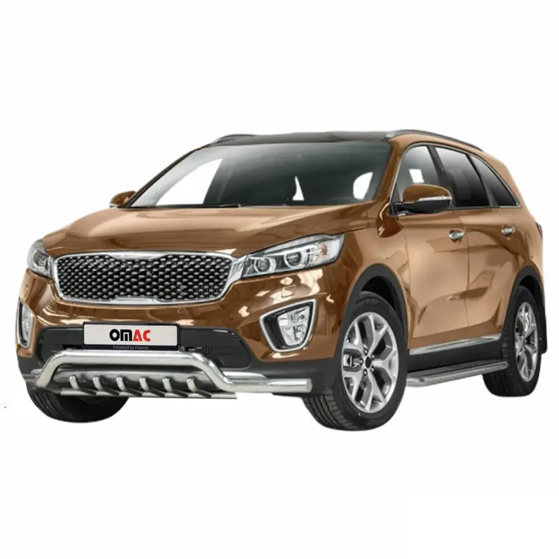 Letzte Chance Frontschutzbügel Frontbügel für Kia Sorento 2015-2018 Low mit ABE Stahl Silber
