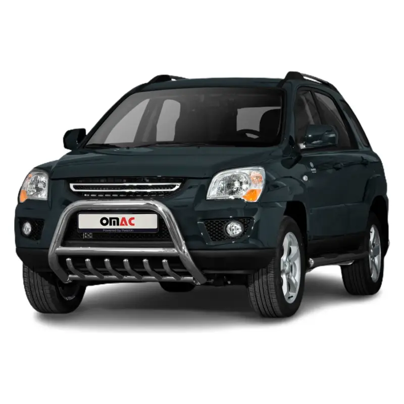 Frontbügel Frontschutzbügel für Kia Sportage 2008-2010 mit ABE Stahl Silber Neuheit