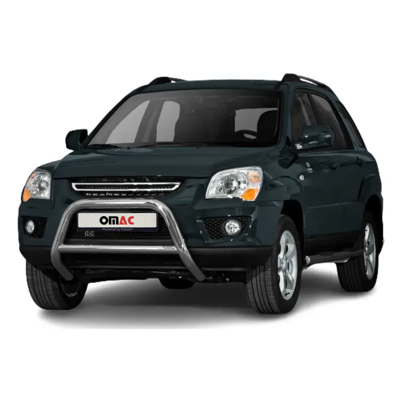 Sonderaktion Frontbügel Schutz Frontschutzbügel für Kia Sportage 2008-2010 Stahl ABE Silber