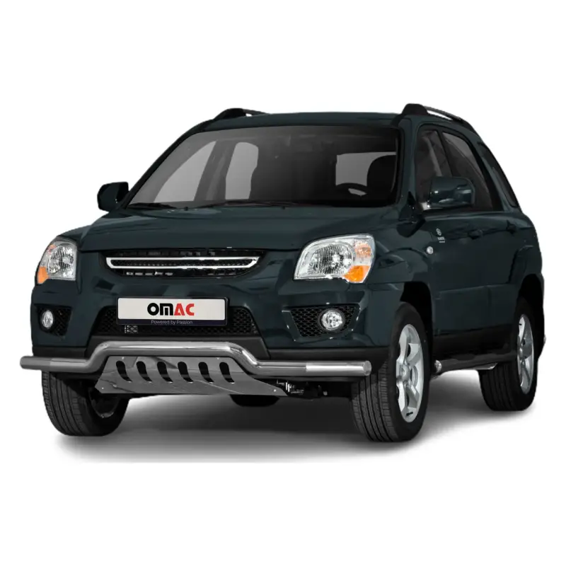Edelstahl Frontschutzbügel für Kia Sportage 2008-2010 mit ABE Silber Rammschutz Knallerangebot