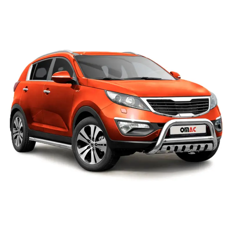 Neu Frontbügel Frontschutzbügel für Kia Sportage 2010-2015 mit ABE Edelstahl Silber