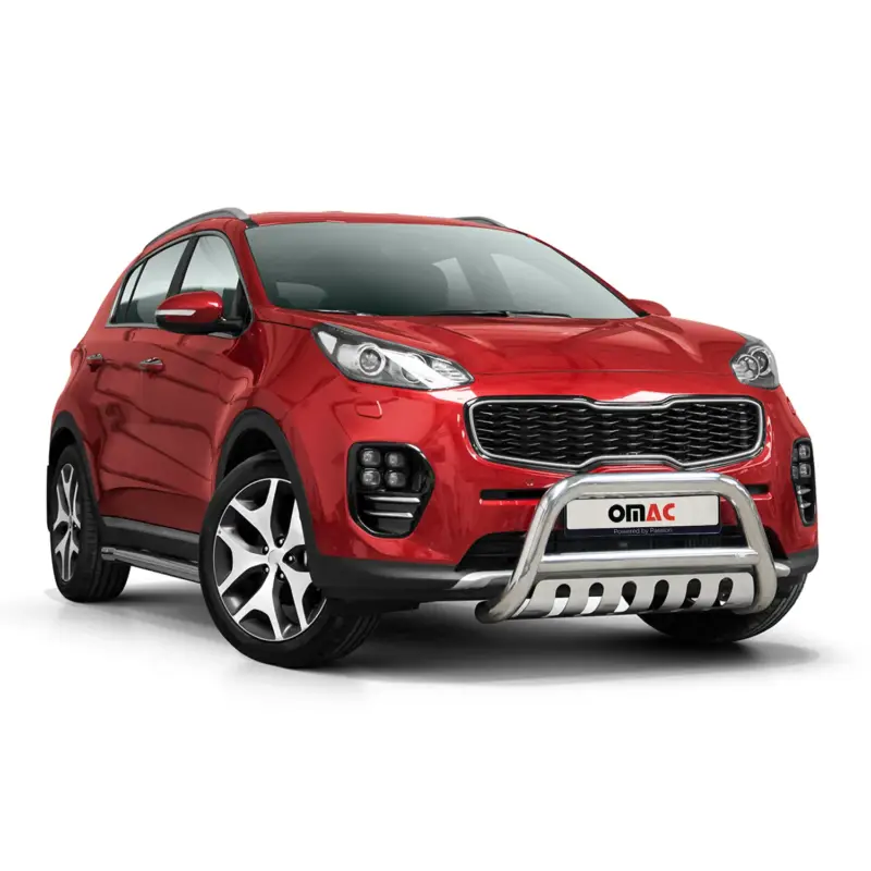 Frontbügel Frontschutzbügel für Kia Sportage 2015-2018 mit ABE Edelstahl Silber Preis Gesenkt
