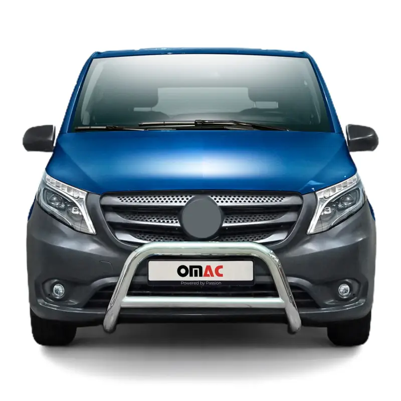 Frontbügel Frontschutzbügel für Mercedes Vito W447 2014-2019 ABE Stahl Silber Preisreduziert