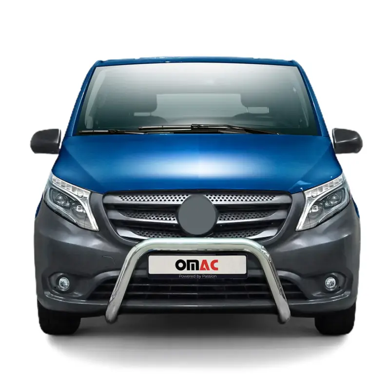 Top-Preis Stahl Frontbügel Frontschutzbügel für Mercedes Vito W447 2014-2019 ABE Silber