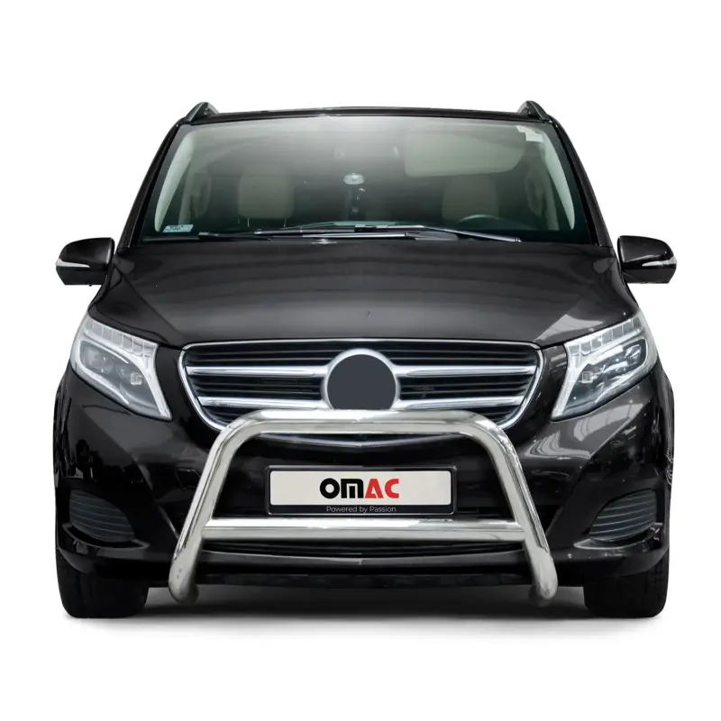 Neuheit Frontbügel Frontschutzbügel für Mercedes Klasse 2014-2019 ABE Stahl Silber