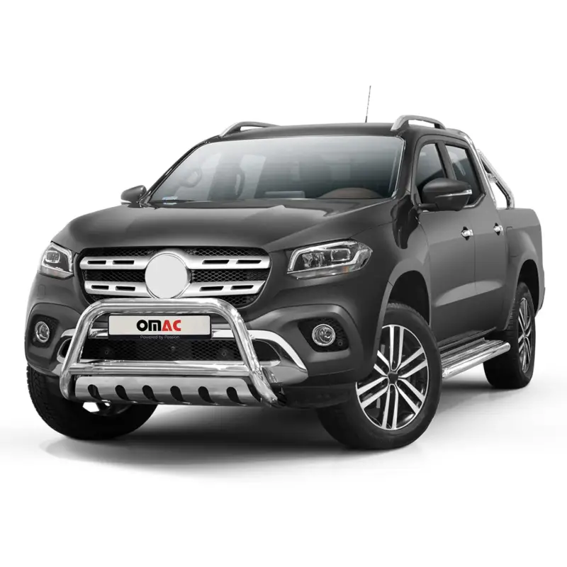 Frontbügel Frontschutzbügel für Mercedes X Klasse 2017-2020 ABE Edelstahl Silber Letzte Chance
