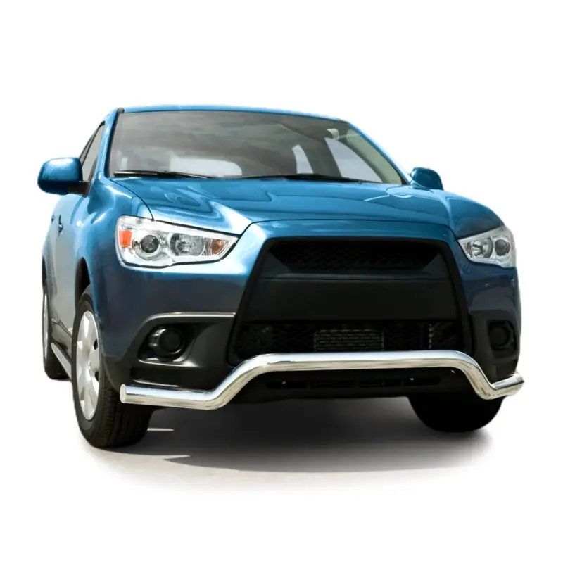 Knallerangebot Frontbügel Frontschutzbügel für Mitsubishi ASX 2010-2013 Silber mit ABE Stahl