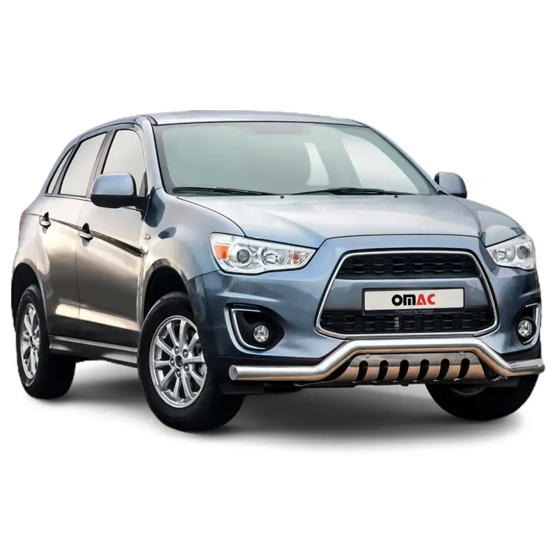 Frontbügel Frontschutzbügel für Mitsubishi ASX 2012-2017 Edelstahl ABE Silber Letzte Chance