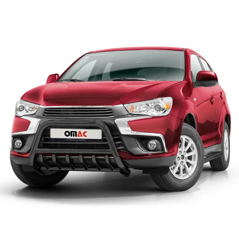 Günstig Frontbügel Frontschutzbügel für Mitsubishi ASX 2017-2022 mit ABE Stahl Schwarz